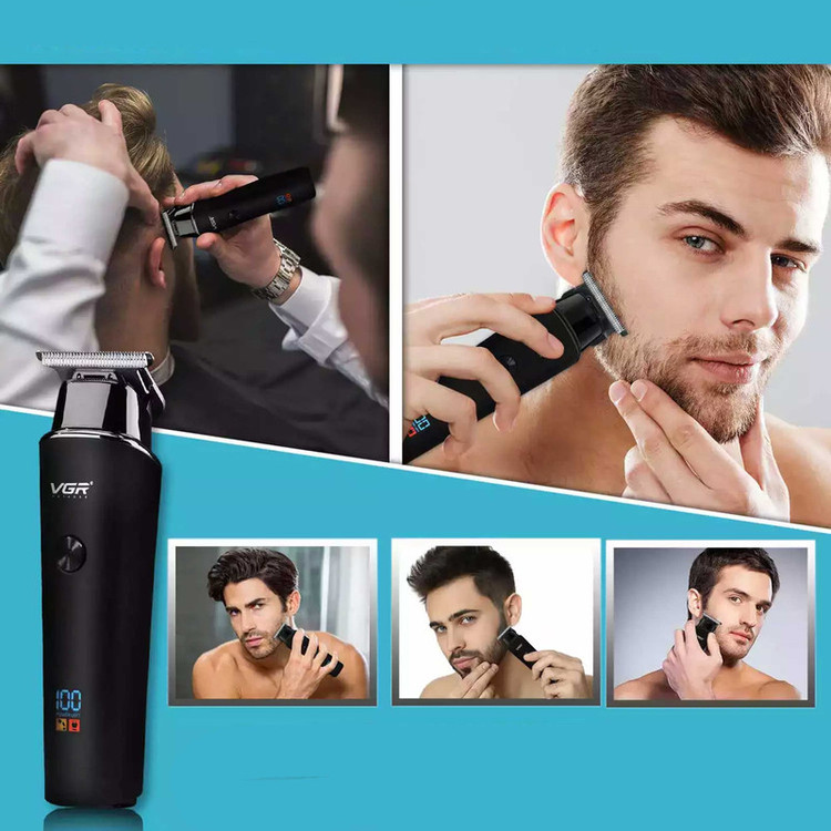 ماشین اصلاح موی سر و صورت وی جی ار مدل 937، اصلاح به صورت تریمر، منبع انرژی باتری قابل شارژ، تکنولوژی اصلاح به صورت برش مستقیم، اندازه اصلاح 0.5 میلیمتری، مدت زمان شارژ 480 دقیقه و مدت زمان استفاده پس از شارژ 500 دقیقه، دارای نمایشگر دیجیتال و حالت توربو