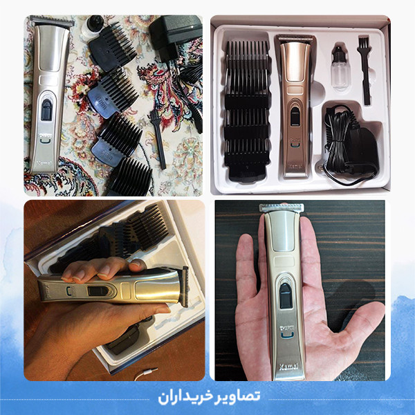 ماشین اصلاح سر و صورت کیمی مدل KM-5017، منبع انرژی باتری قابل شارژ، تکنولوژی اصلاح به صورت برش مستقیم، اندازه اصلاح 0.5 میلیمتری، مدت زمان شارژ 120 دقیقه و مدت زمان استفاده پس از شارژ 45 دقیقه، به همراه 4 عدد شانه، روغن، قابل شستشو، ضد حساسیت