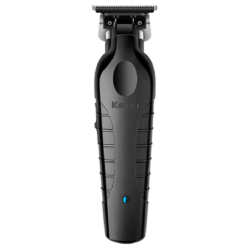 ماشین اصلاح موی صورت کیمی مدل KM-2299+5Vadapter، اصلاح به صورت خط زن، منبع انرژی باتری قابل شارژ، تکنولوژی اصلاح به صورت برش مستقیم، مدت زمان شارژ 180 دقیقه و مدت زمان استفاده پس از شارژ 180 دقیقه، به همراه آداپتور، برس تمیزکننده، روغن، 3 عدد شانه