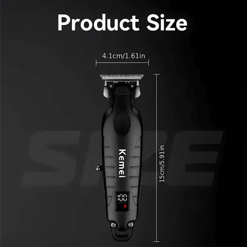 ماشین اصلاح موی سر و صورت کیمی مدل km-2293، اصلاح به صورت خط زن، منبع انرژی باتری، تکنولوژی اصلاح به صورت برش مستقیم، مدت زمان شارژ 180 دقیقه و مدت زمان استفاده پس از شارژ 180 دقیقه، به همراه آداپتور 5 ولت، کابل شارژ USB، سه عدد شانه، بدون صدا