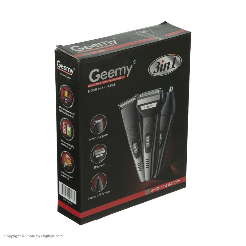 ماشین اصلاح موی سر و صورت جیمی مدل GM-598