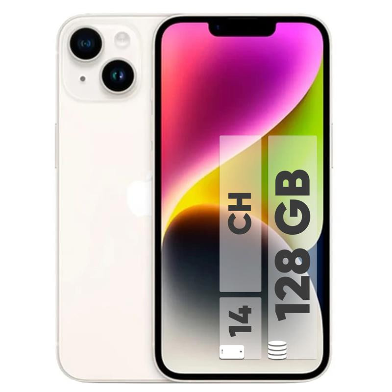 گوشی موبایل اپل مدل iPhone 14 CH دو سیم کارت ظرفیت 128 گیگابایت و رم 6 گیگابایت