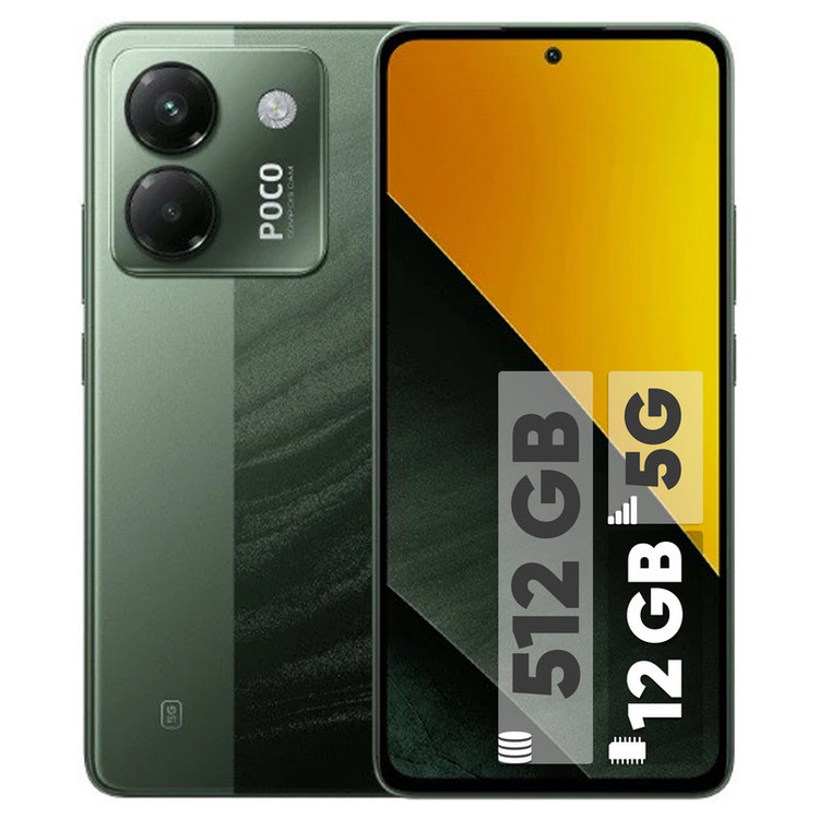 گوشی موبایل شیائومی مدل Poco M7 Pro 5G دو سیم کارت ظرفیت 512 گیگابایت و رم 12 گیگابایت