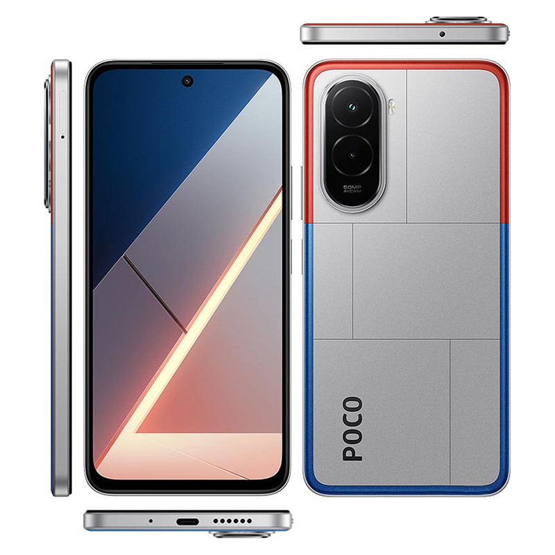 گوشی موبایل شیائومی مدل Poco M7 4G دو سیم کارت ظرفیت 128 گیگابایت و رم 6 گیگابایت