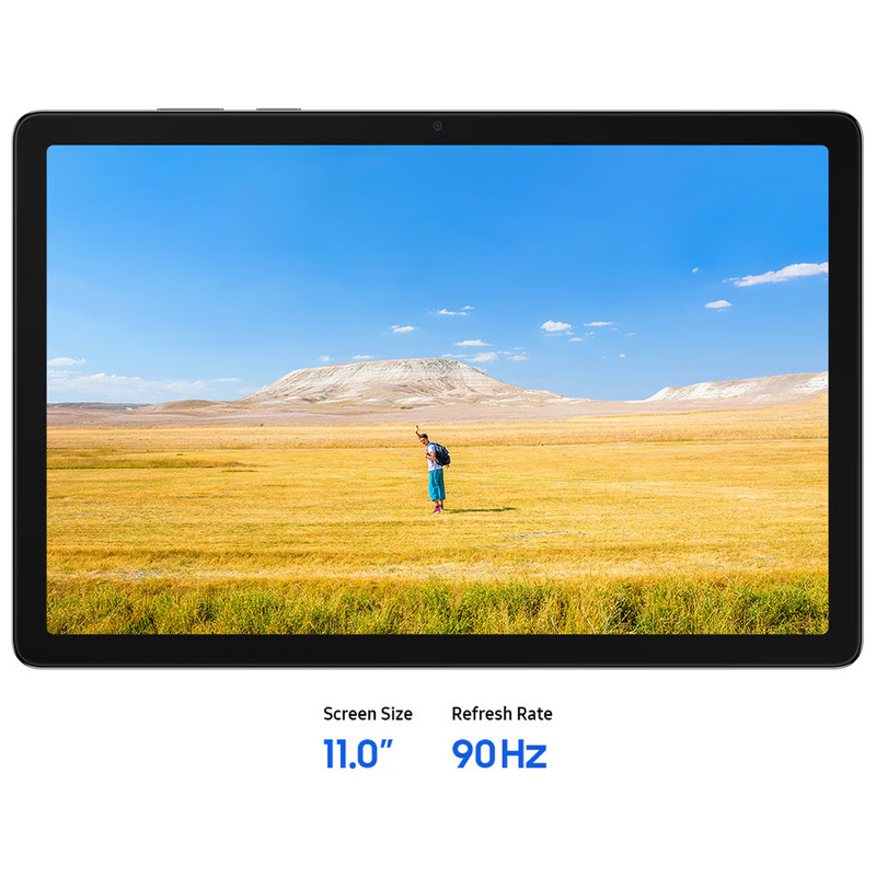 تبلت 11 اینچ سامسونگ مدل Galaxy Tab A11 Plus 5G، ظرفیت 128 گیگابایت و رم 6 گیگابایت، قابلیت پشتیبانی از سیم کارت، رزولوشن دوربین 8 مگاپیکسل