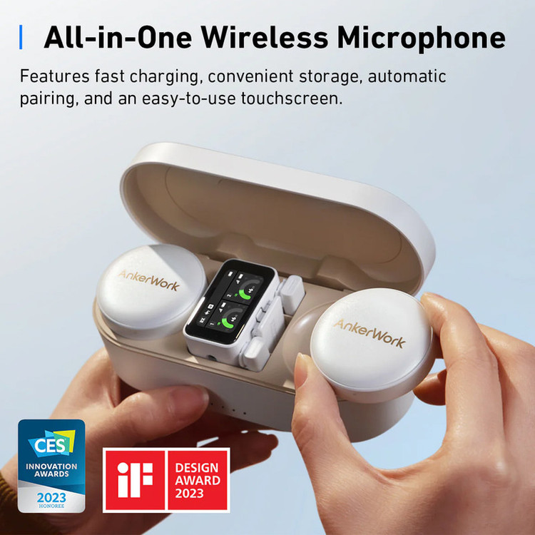 میکروفن یقه ای انکروورک مدل M650 Wireless Lavalier با درگاه اتصال Type-C و Lightning