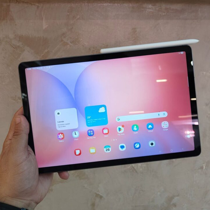 تبلت 10.9 اینچ سامسونگ مدل Galaxy Tab S10 Lite 5G با ظرفیت 128 گیگابایت و رم 6 گیگابایت، قابلیت پشتیبانی از سیم کارت، رزولوشن دوربین اصلی ۸ مگاپیکسل، پشتیبانی از قلم