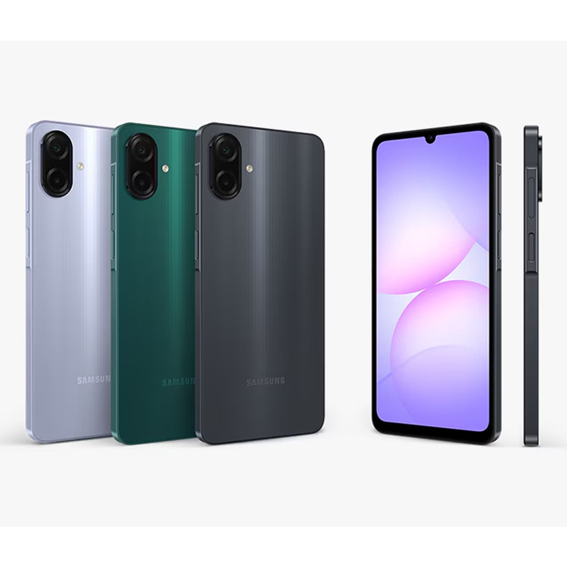 گوشی موبایل سامسونگ مدل Galaxy A07 دو سیم کارت ظرفیت 64 گیگابایت و رم 4 گیگابایت - به همراه شارژر 25 وات سامسونگ، کاور سیلیکونی و محافظ صفحه نمایش