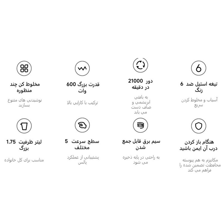 مخلوط کن و آسیاب کن شیائومی مدل MLLJ001CM-1A