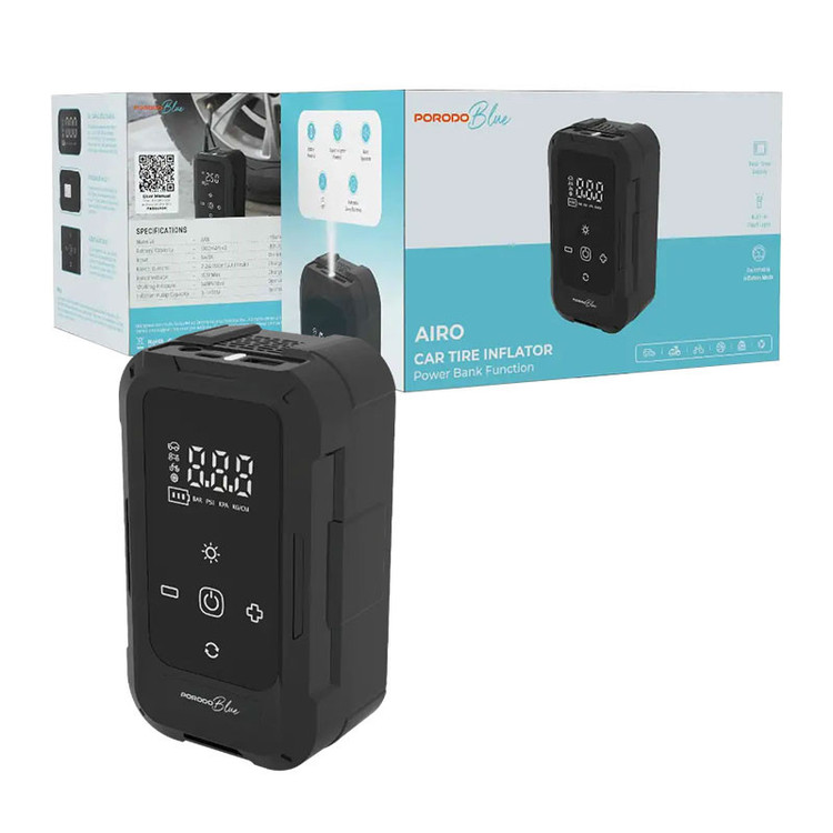 کمپرسور هوا 12 ولت حداکثر فشار 140 psi پرودو مدل PB905ABK