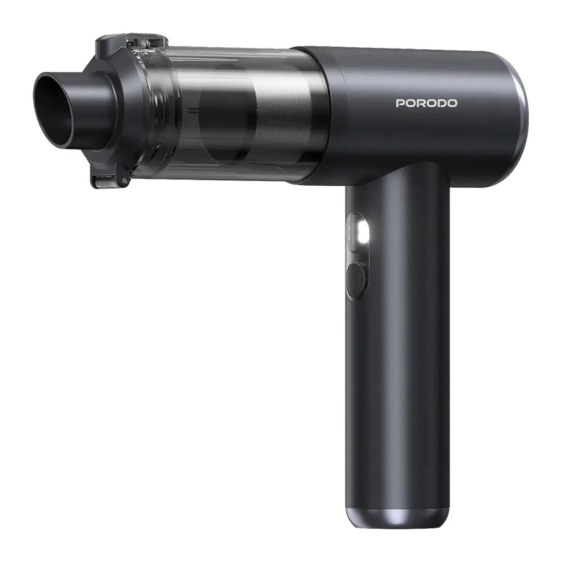 دمنده و مکنده شارژی پرودو مدل Tornado Pro PDM8DGY با موتور براش‌لس 90,000 دور در دقیقه، مکش 22,000 پاسکال، توان 140 وات، سه سطح تنظیم قدرت و باتری 8000 میلی‌آمپرساعت
