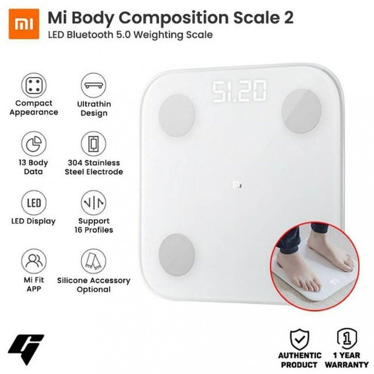 ترازو هوشمند شیائومی مدل Mi Body Composition Scale2